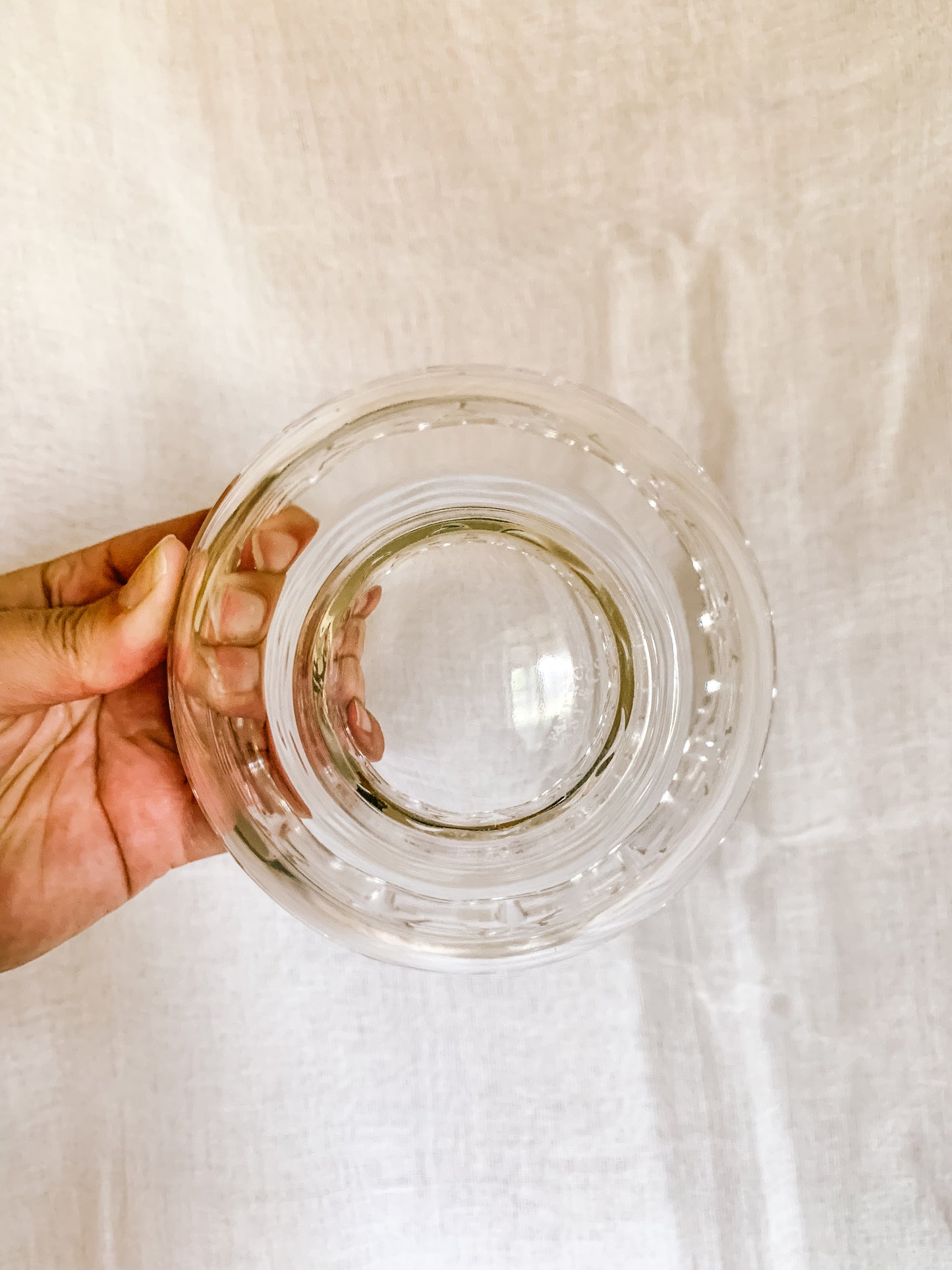 Vintage Tiffany & Co Stars Scalloped Crystal Bowl