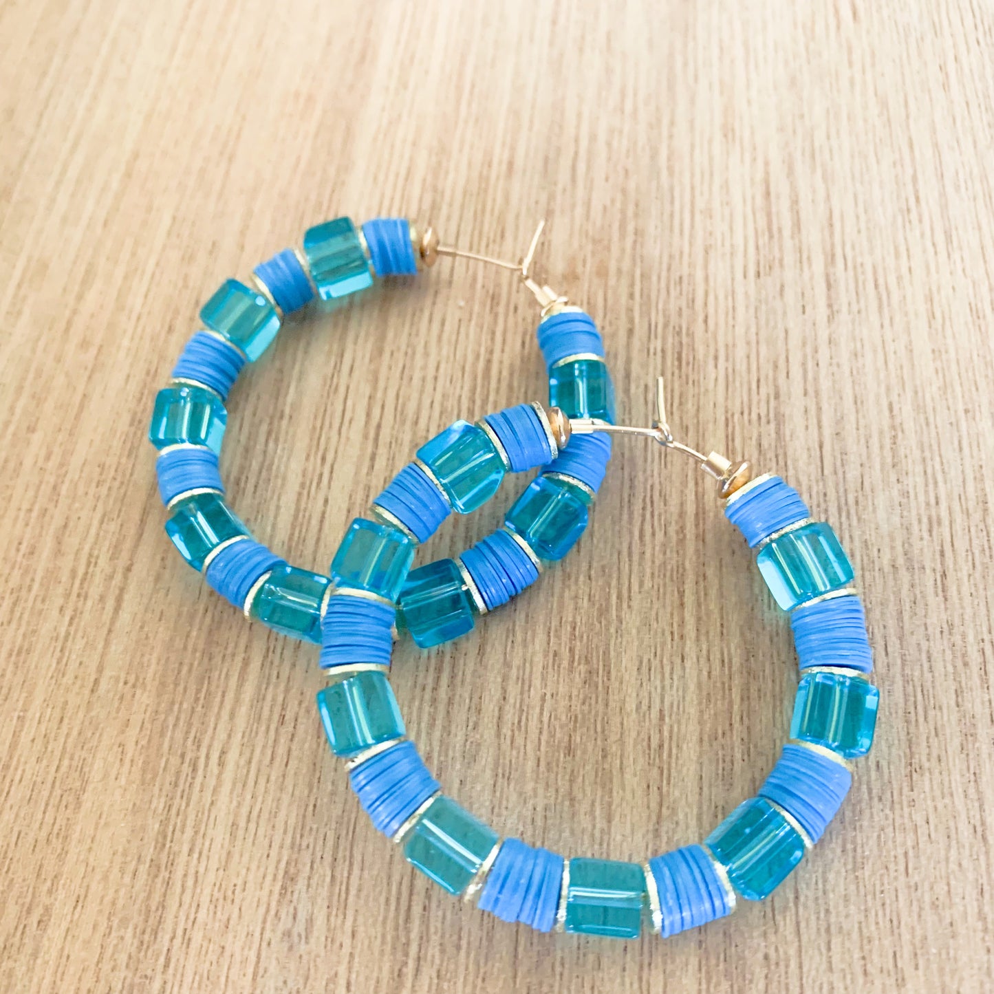 Electric Blue Hoops