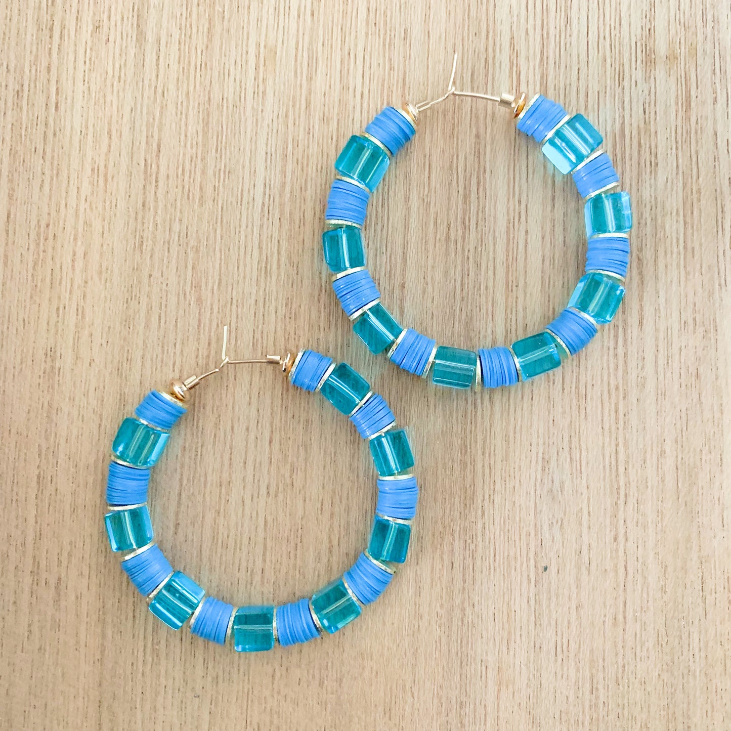 Electric Blue Hoops