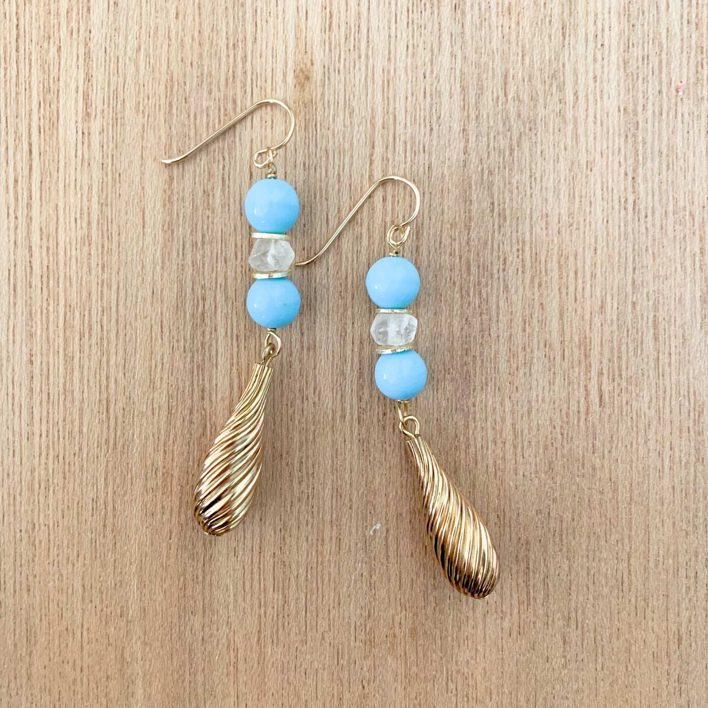 Something Blue: Golden Twist Drops