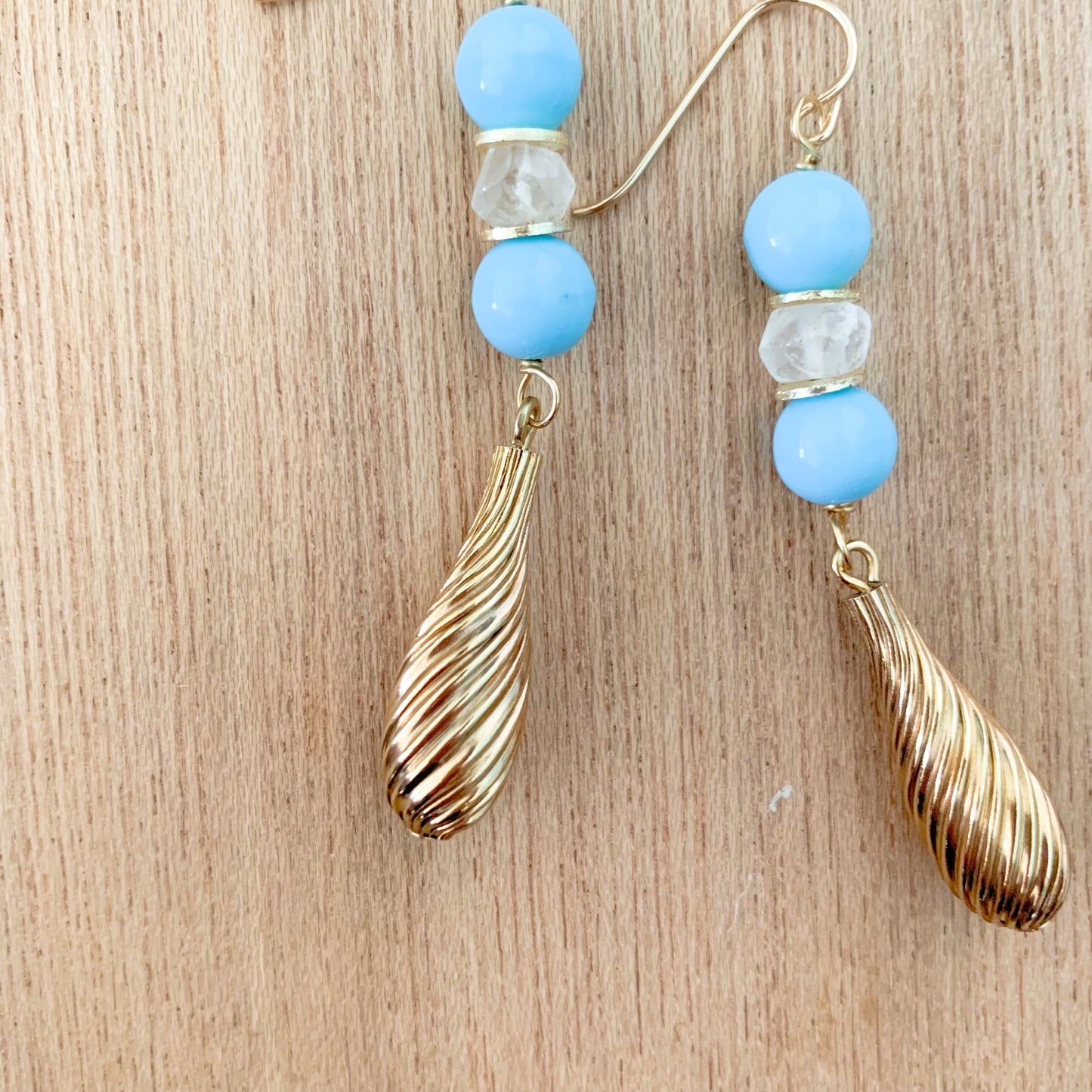 Something Blue: Golden Twist Drops