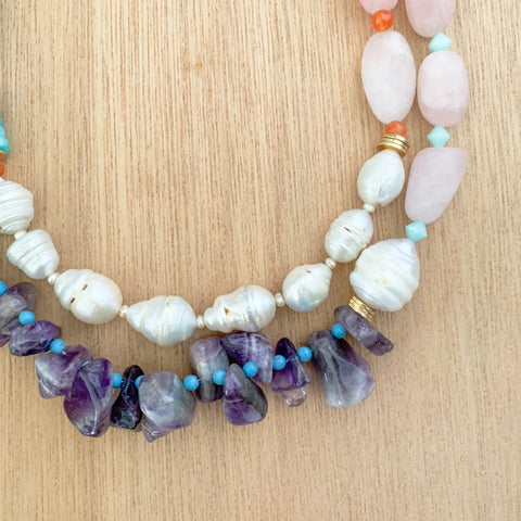 Baroque Pearlies: Gemstone Layers