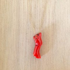 Dainty Coral Branch Necklace
