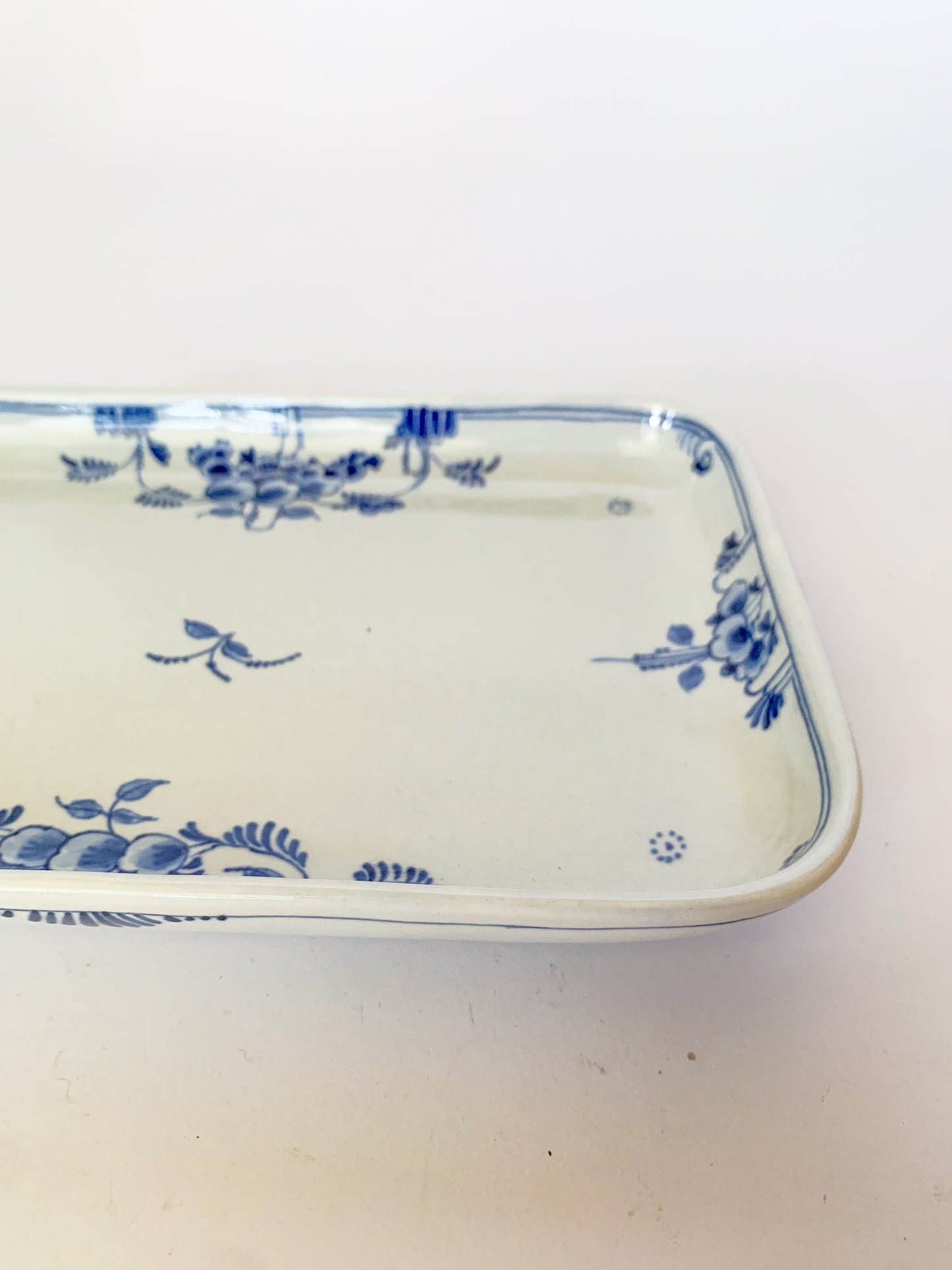 Vintage Delft Blue and White Catchall Tray