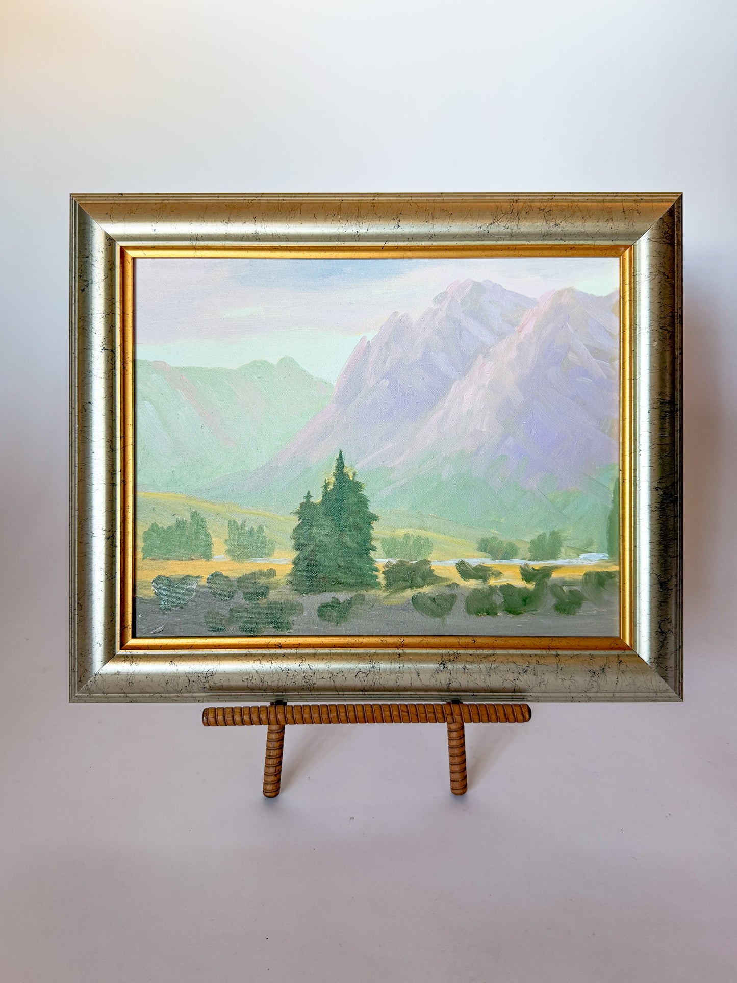 Original Painting of Mountain Landscape, 11x14