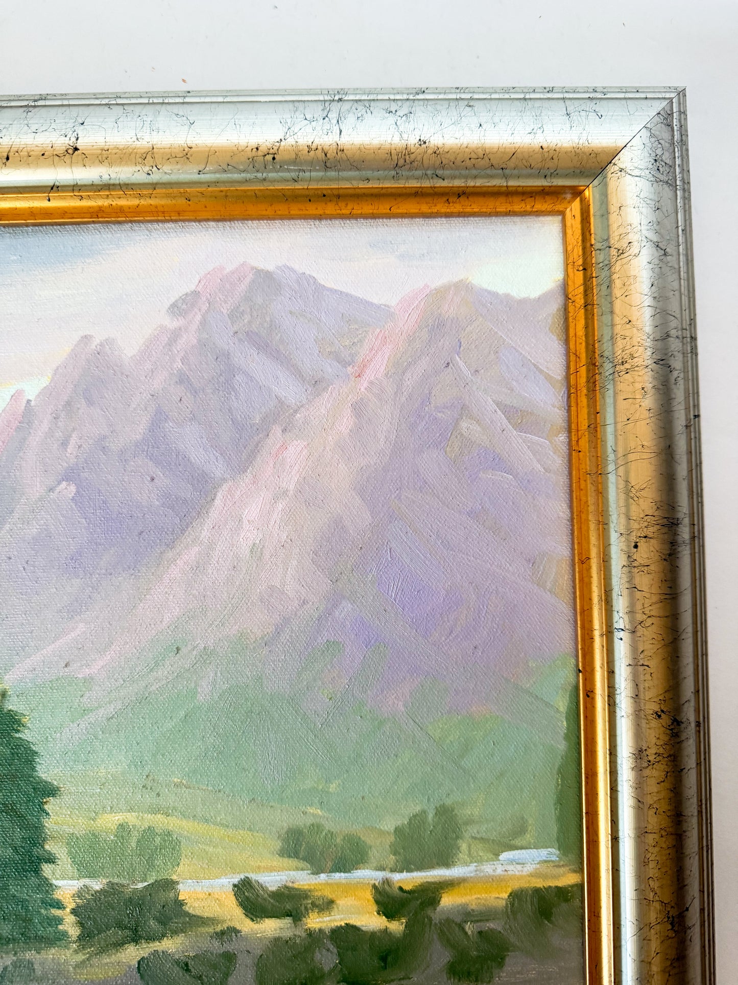Original Painting of Mountain Landscape, 11x14