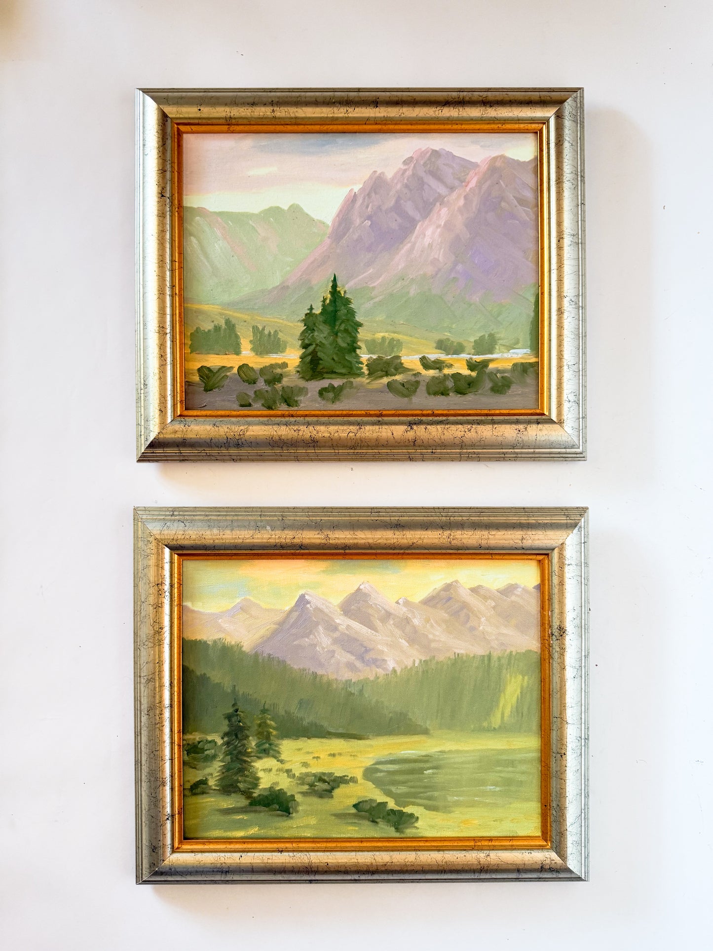 Original Painting of Mountain Landscape, 11x14