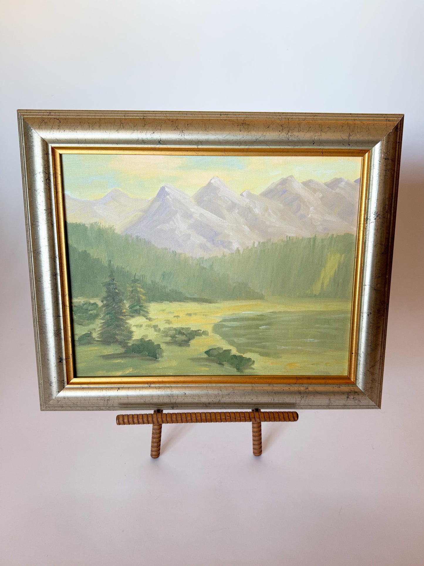 Original Painting of Mountain Landscape, 11x14