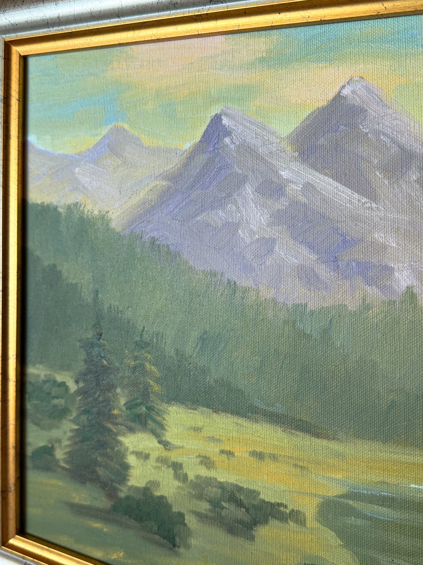 Original Painting of Mountain Landscape, 11x14
