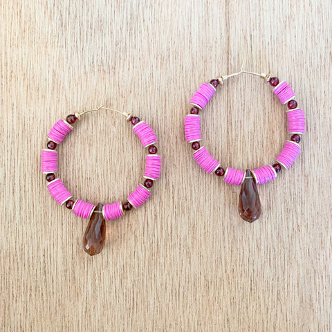 Berry Drop Hoops