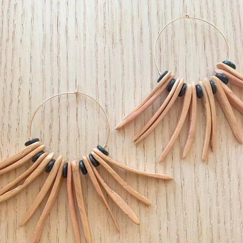 Lady of the Valleys Hoop Earrings
