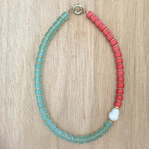 Pearlies: Sea Glass and Coral
