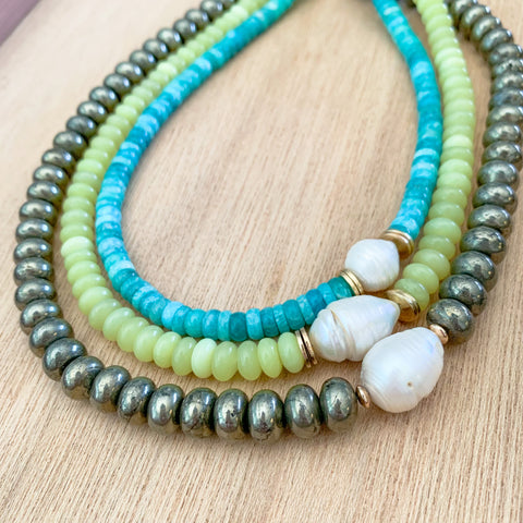 Pearlies: Turquoise Amazonite